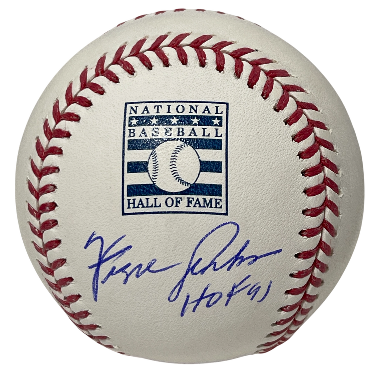 Fergie Jenkins Signed HOF ROMLB Baseball w/ HOF 91 Beckett Witness BAS COA Cubs