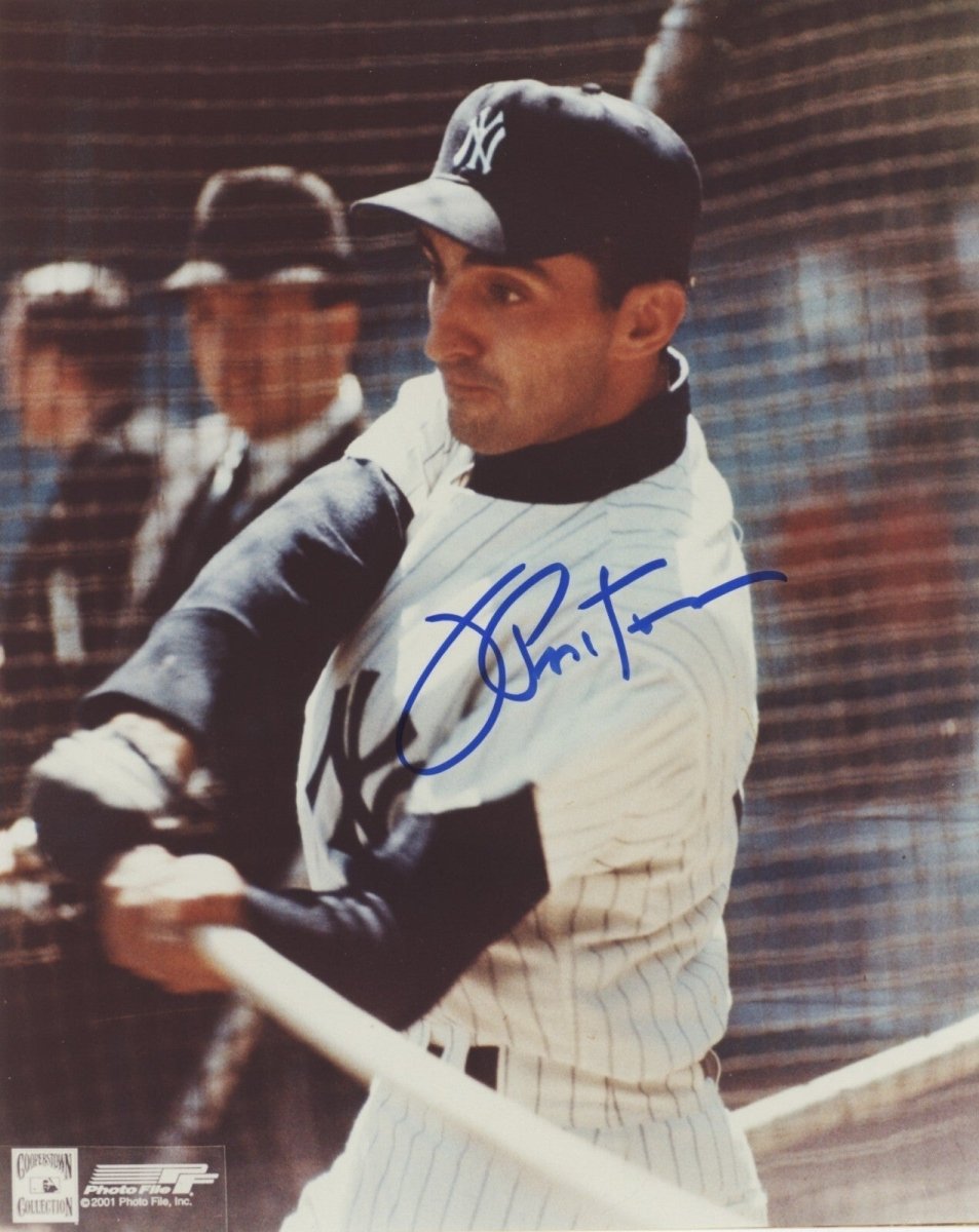 Joe Pepitone Signed Autographed New York Yankees 8x10 Photo file LSCM COA
