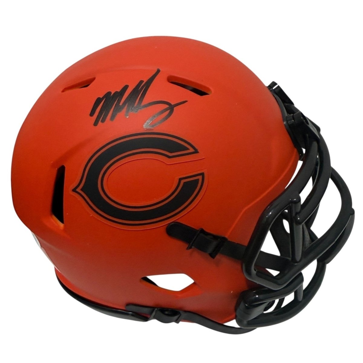 Mike Singletary Signed Autographed Chicago Bears Rave Mini Helmet JSA COA