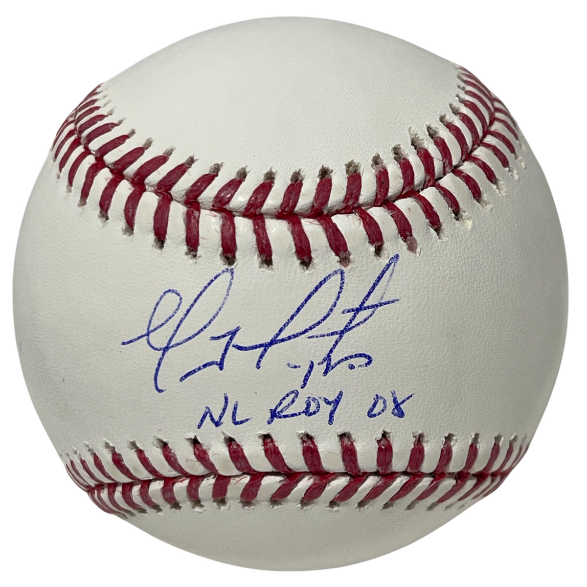 Geovany Soto Signed ROMLB Baseball w/ NL ROY 08 Beckett Witness BAS COA Cubs
