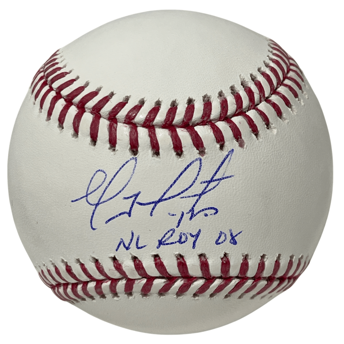 Geovany Soto Signed ROMLB Baseball w/ NL ROY 08 Beckett Witness BAS COA Cubs
