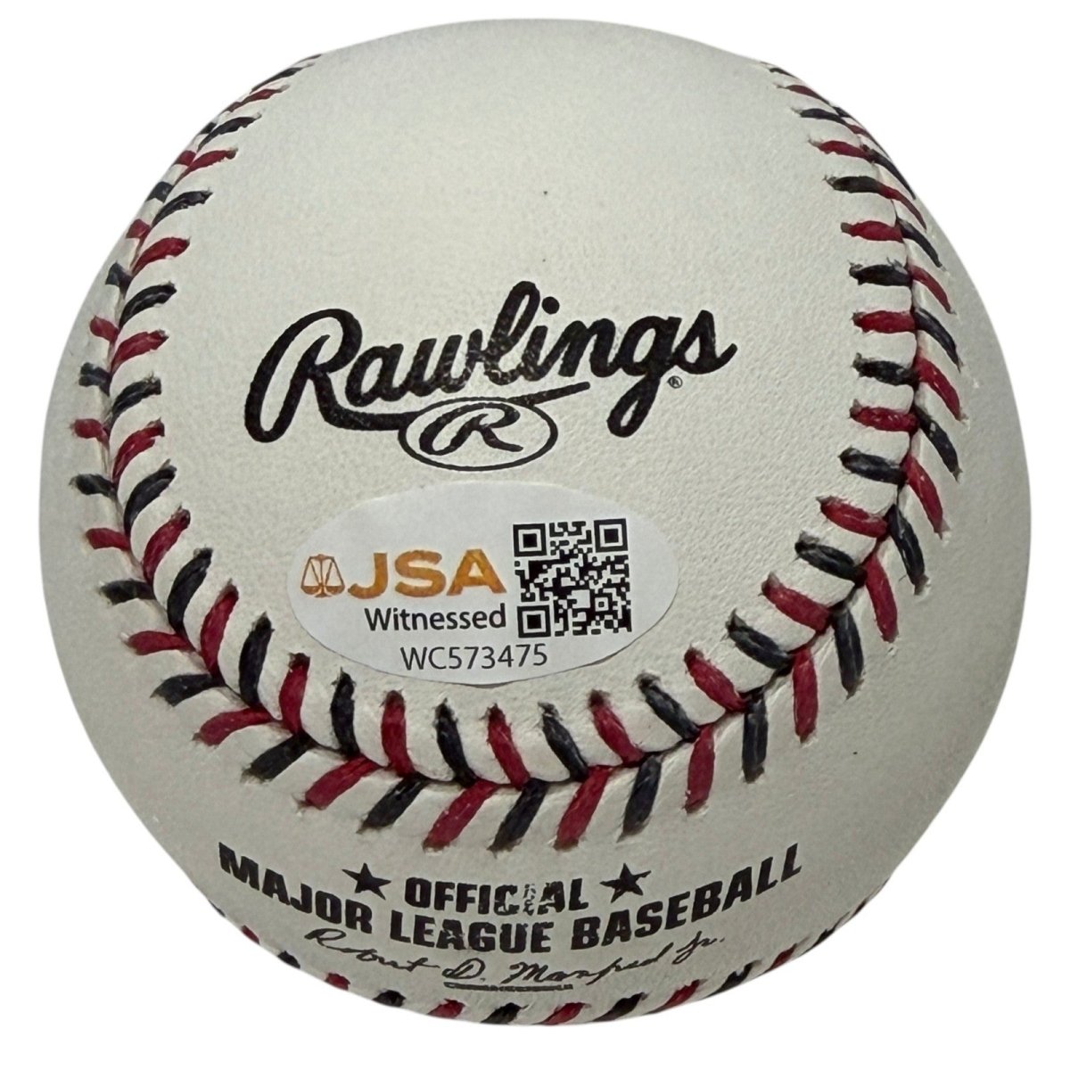 Curt Schilling Signed Autographed Diamondbacks Logo ROMLB Baseball JSA Wit. COA