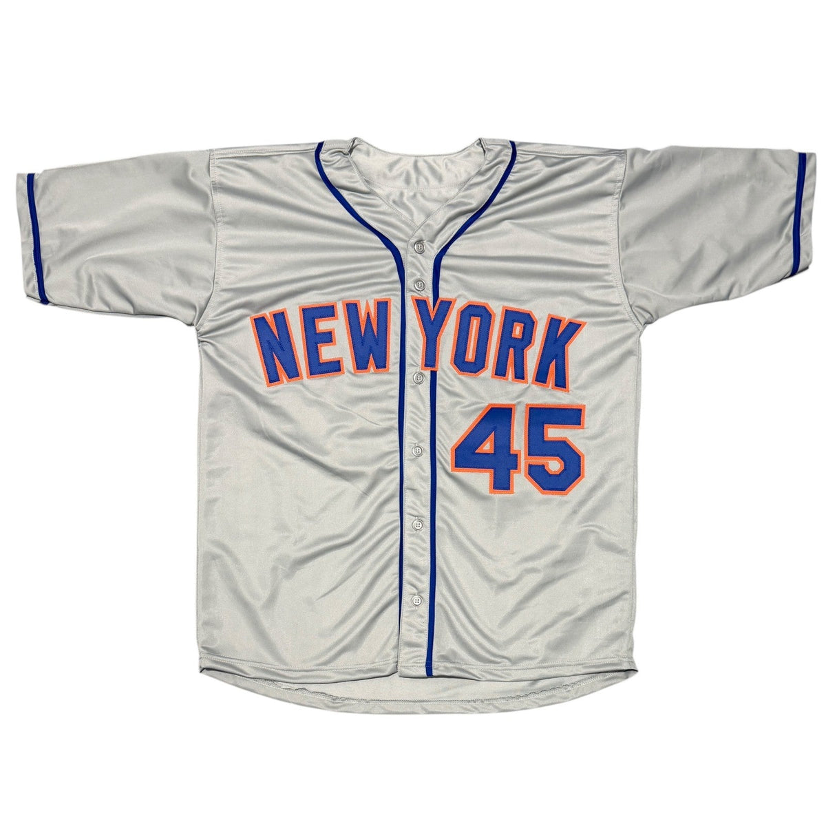 John Franco Signed Autographed New York Mets Custom Jersey JSA Witness COA