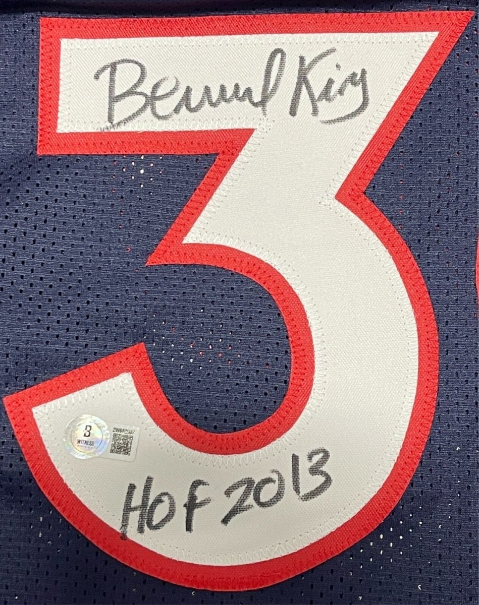 Bernard King Signed New York Knicks Custom Jersey w/ HOF 2013 Beckett W BAS COA
