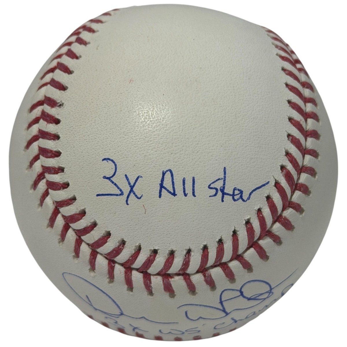 Devon White Signed Autographed ROMLB Baseball w/ 3x Insc JSA Witness COA