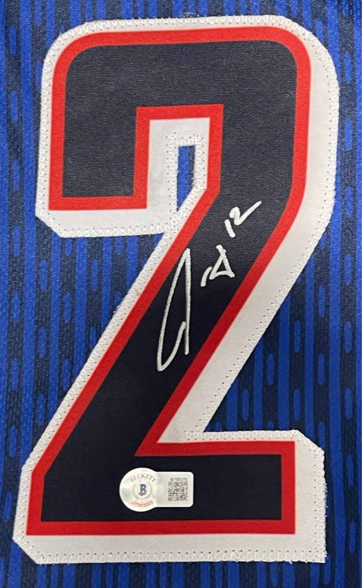 Jrue Holiday Signed USA Olympics Custom Jersey Beckett Witness BAS COA