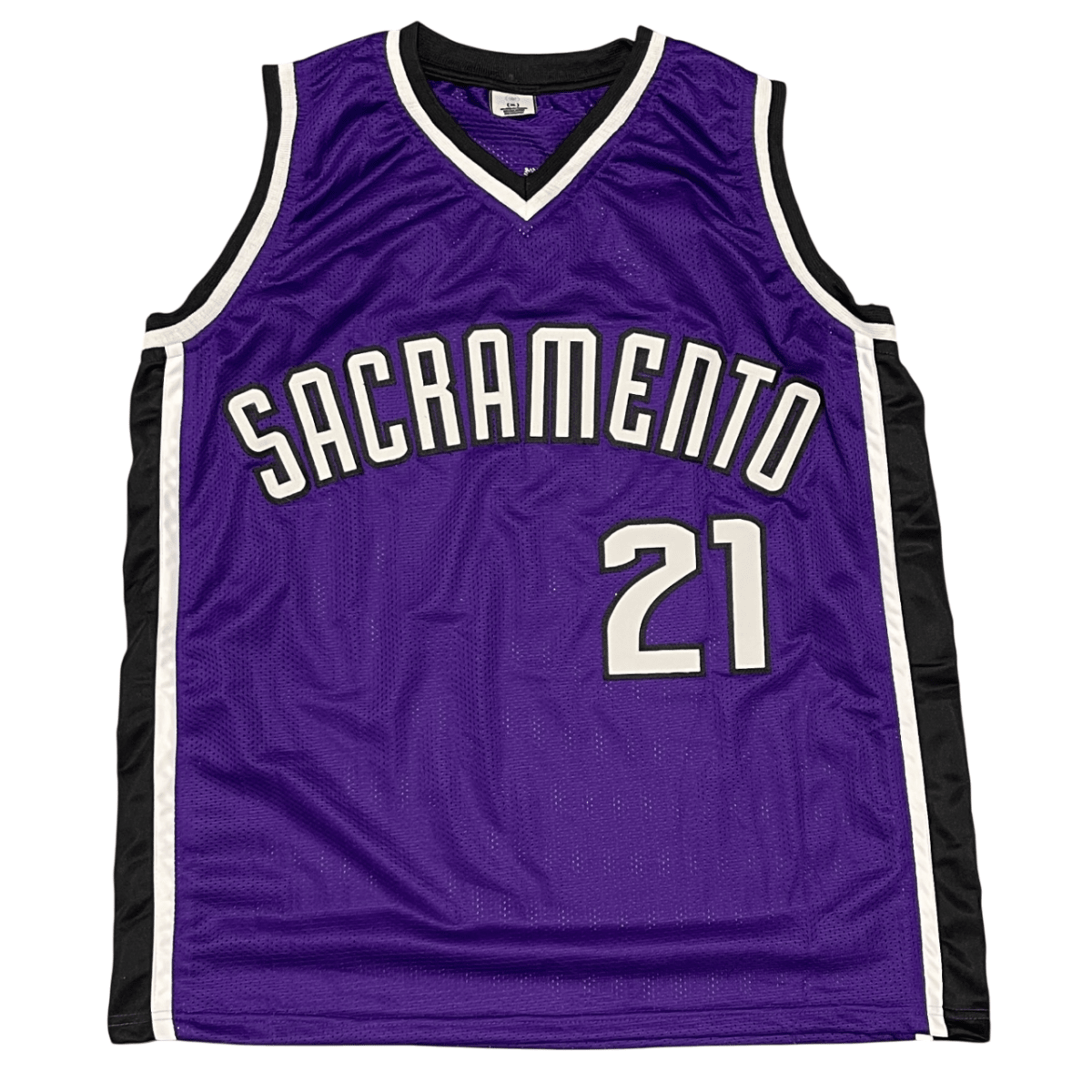 Vlade Divac Signed Sacramento Kings Custom Jersey Beckett Witness BAS COA