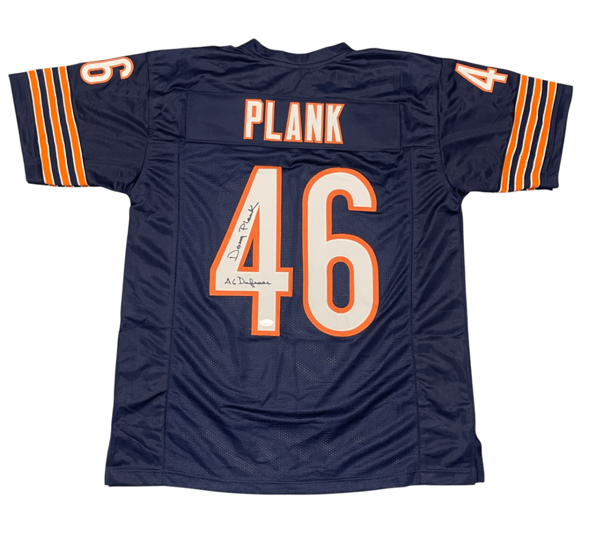 Doug Plank Signed Chicago Bears Custom Jersey w/ 46 Defense Beckett BAS COA