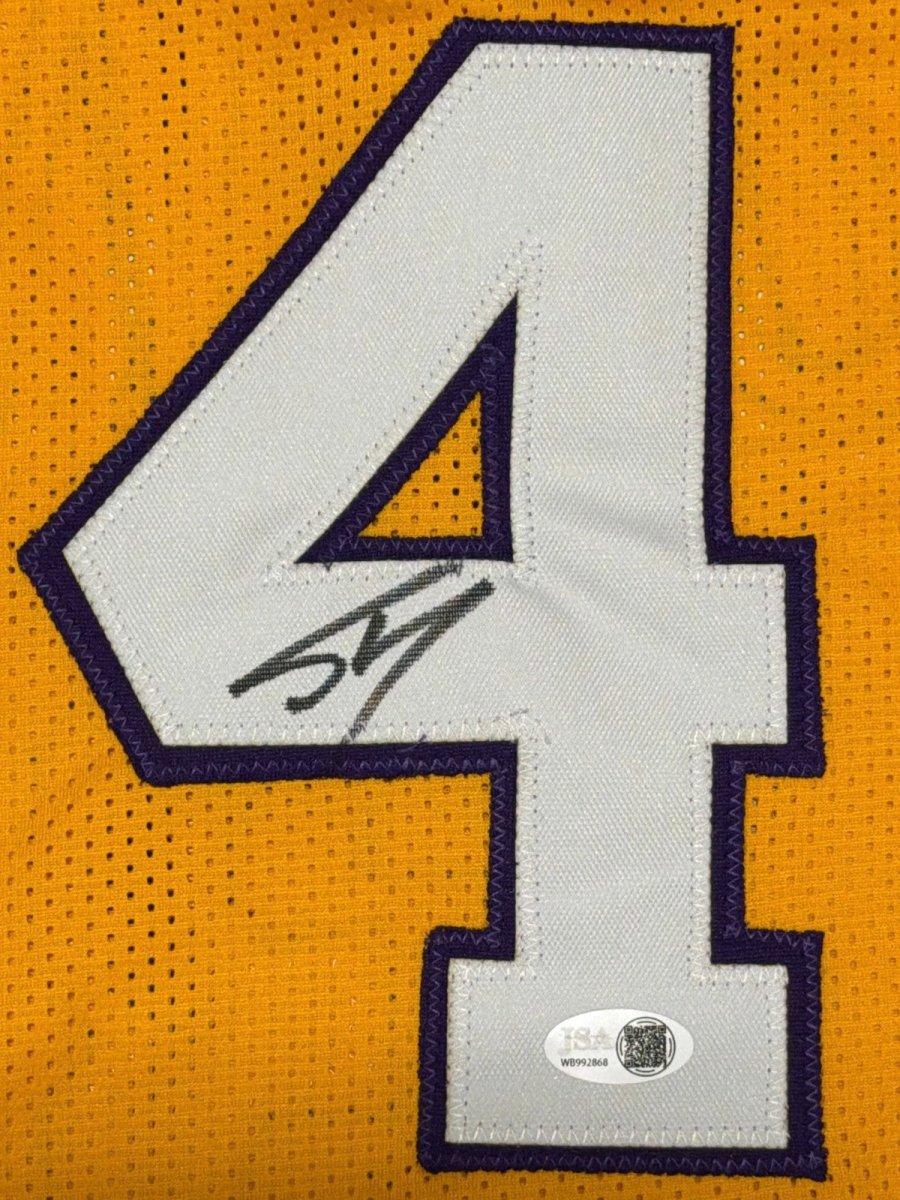 Shaquille O'Neal Signed Los Angeles Lakers Custom Jersey JSA Witness COA Shaq