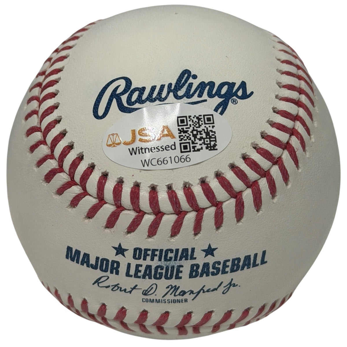 Fred Lynn Signed Autographed ROMLB Baseball w/ 75 ROY / MVP Insc JSA Witness COA