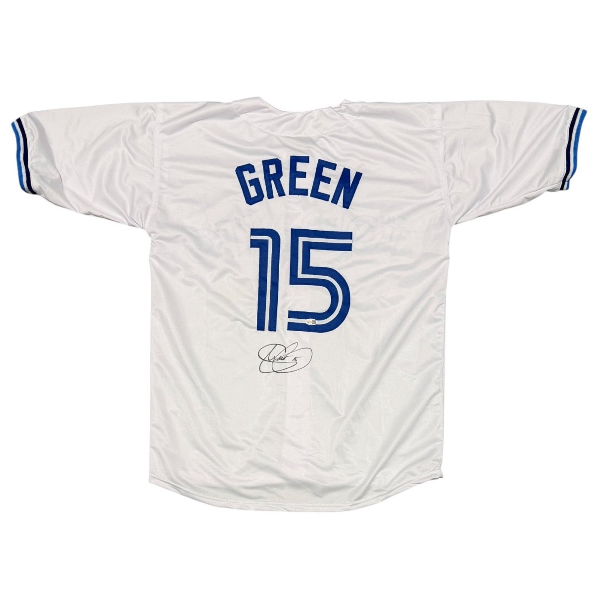 Shawn Green Signed Autographed Toronto Blue Jays Custom Jersey JSA Witness COA