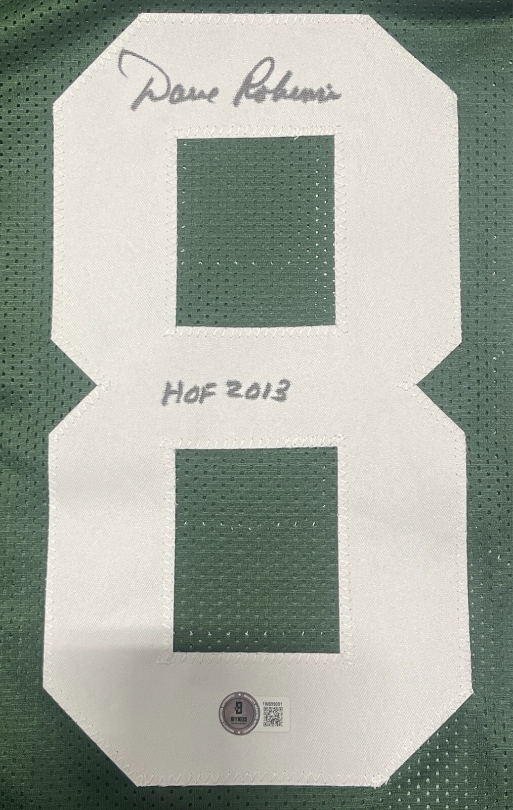 Dave Robinson Signed Green Bay Packers Custom Jersey HOF 2013 Beckett W BAS COA