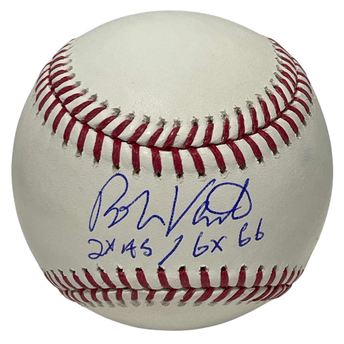 Robin Ventura Signed ROMLB Baseball w/ 2x AS/6x GG Beckett Witness BAS COA