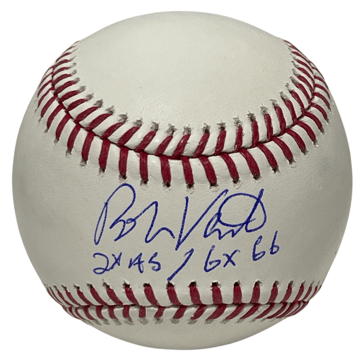 Robin Ventura Signed ROMLB Baseball w/ 2x AS/6x GG Beckett Witness BAS COA