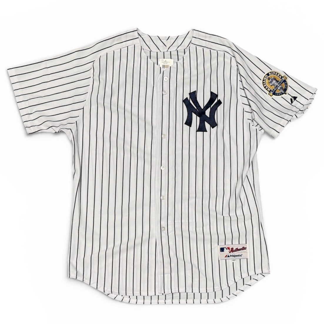 Mariano Rivera Signed NY Yankees Majestic Jersey w/ Retirement Patch STEINER COA