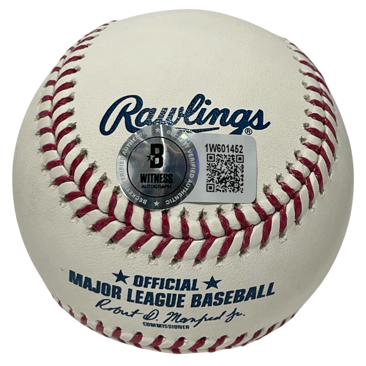 Dave Concepcion Signed Rawlings ROMLB Baseball w/ 3 Ins Beckett Witness BAS COA