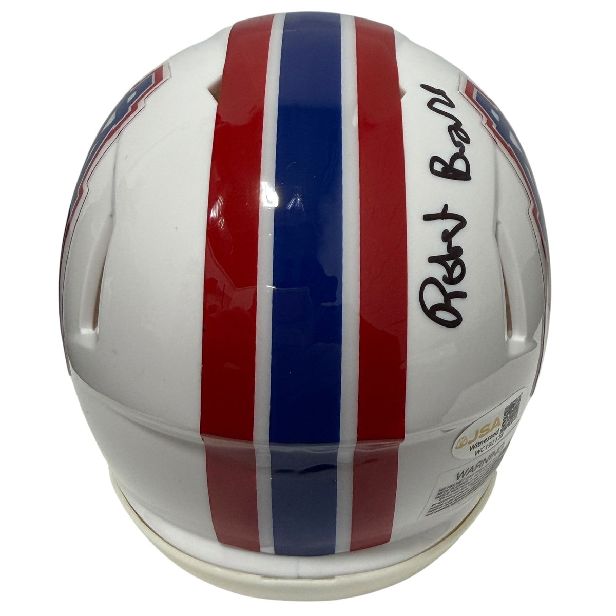 Robert Brazile Signed Houston Oilers TB Mini Helmet w/ 3x Insc JSA Witness COA