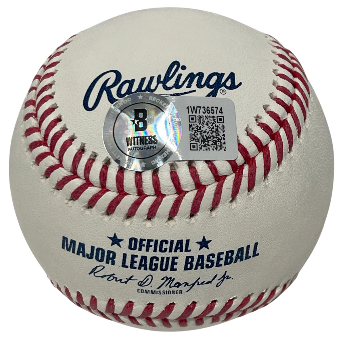 Devon White Signed Rawlings ROMLB Baseball w/ 3 WS Champs Beckett Wit BAS COA