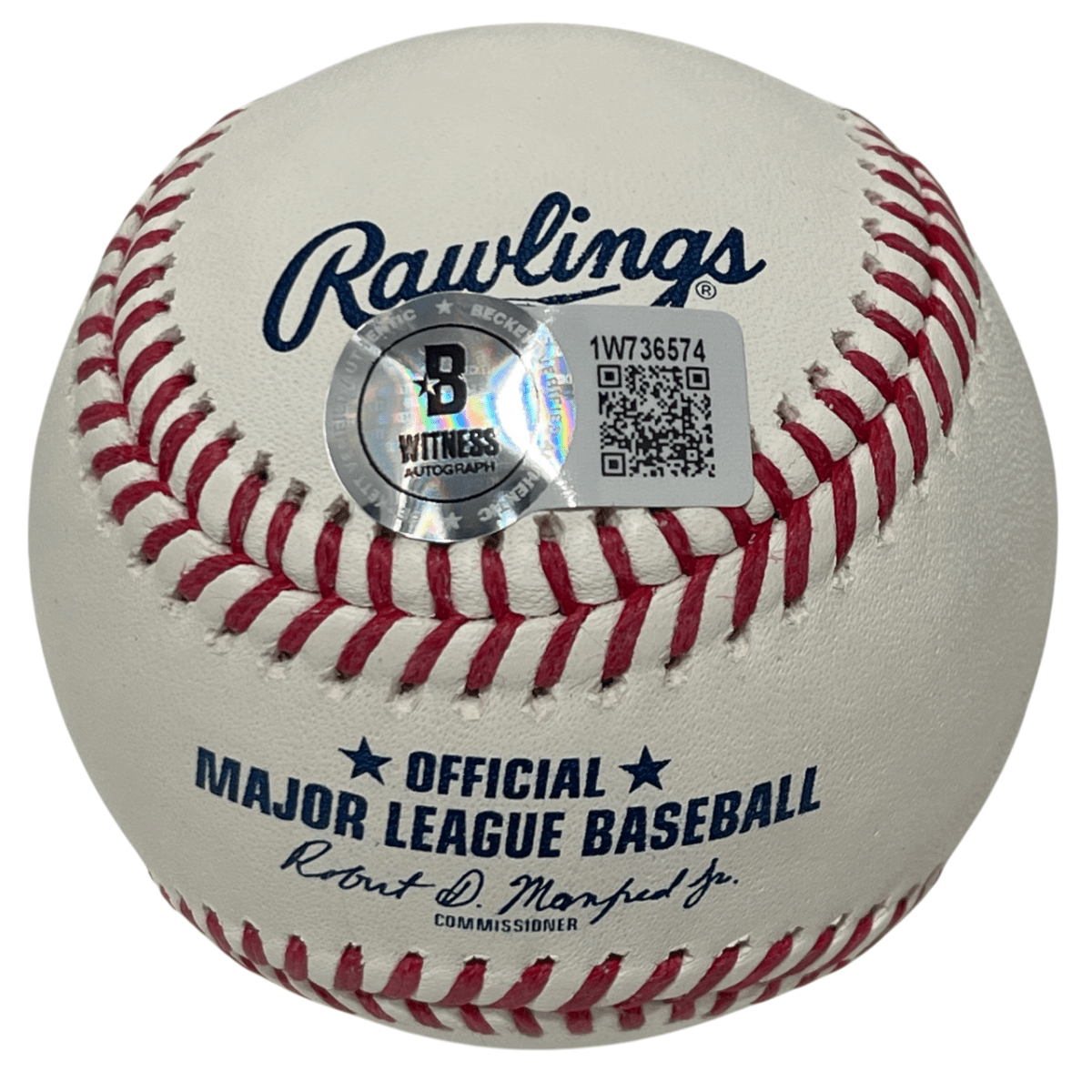 Devon White Signed Rawlings ROMLB Baseball w/ 3 WS Champs Beckett Wit BAS COA