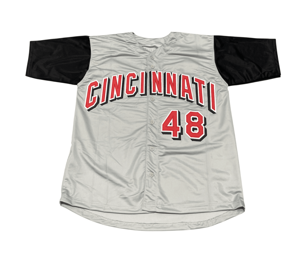 Scott Williamson Signed Reds Custom Jersey w/ 1999 NL ROY Beckett BAS COA