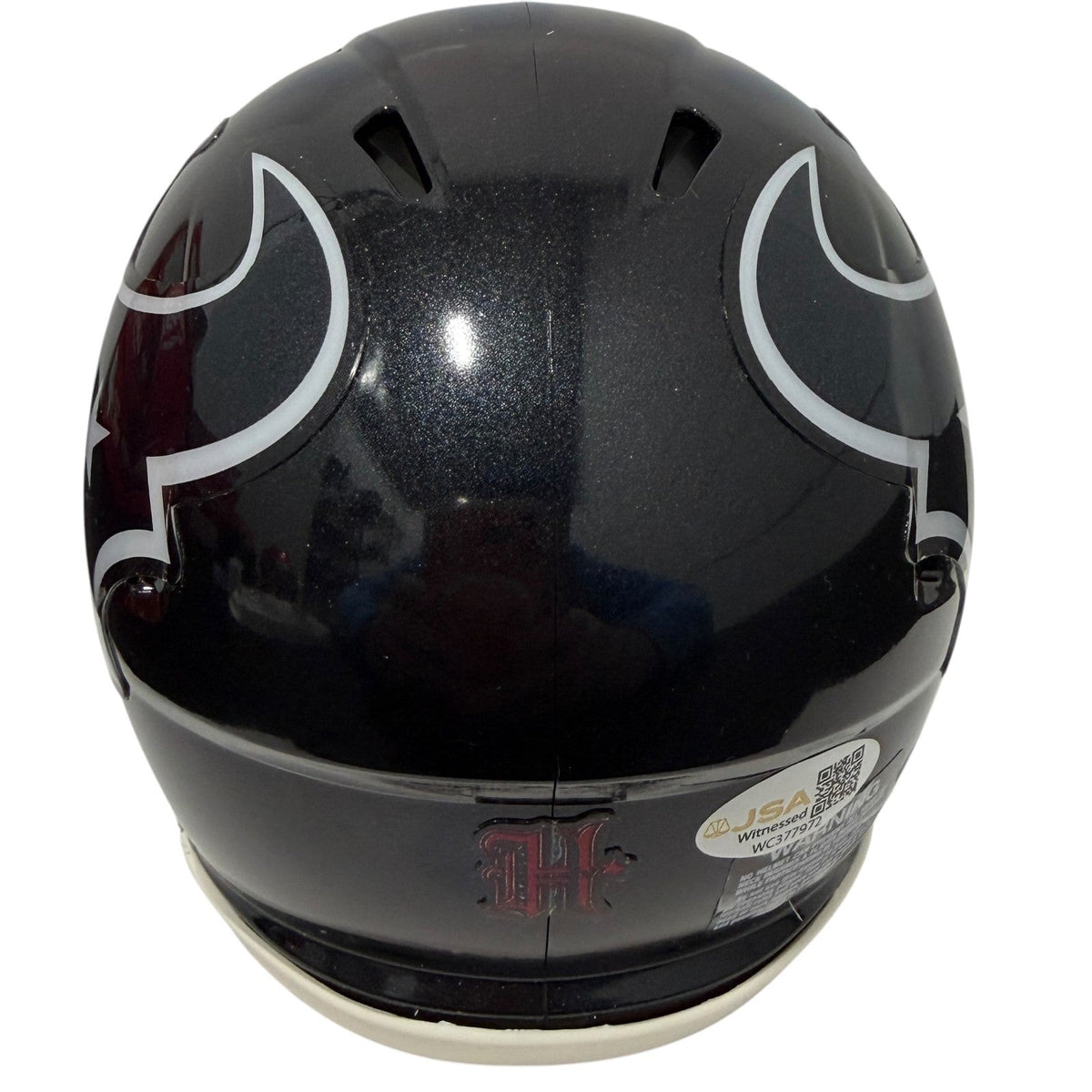 Matt Schaub Signed Houston Texans Speed Mini Helmet JSA Witness COA