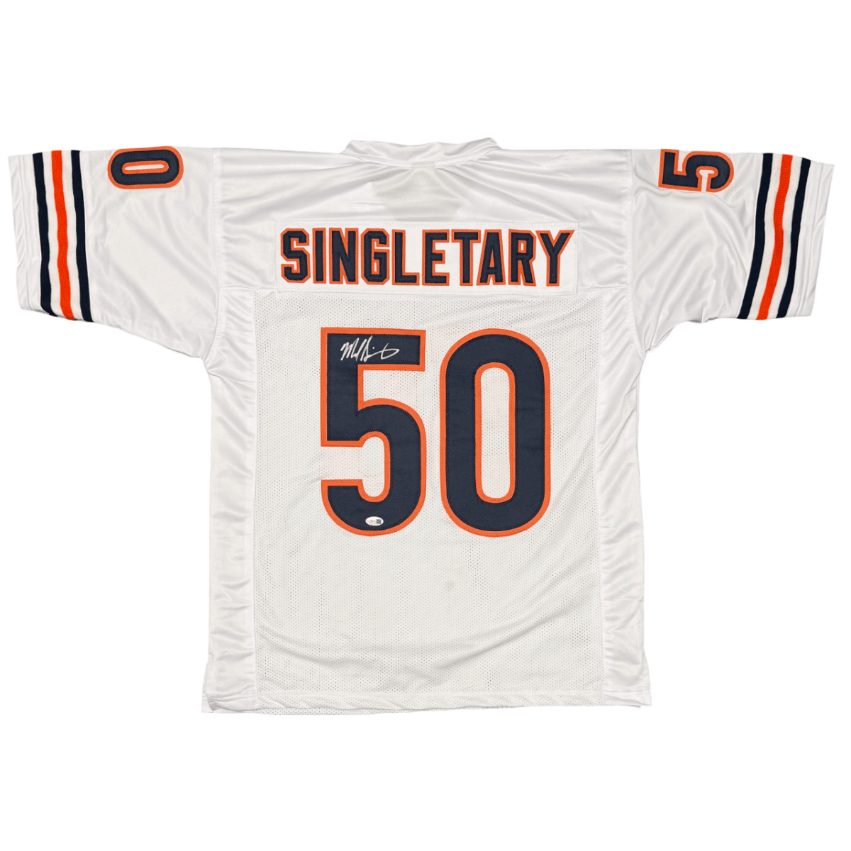 Mike Singletary Signed Autographed Chicago Bears Custom Jersey JSA Witness COA