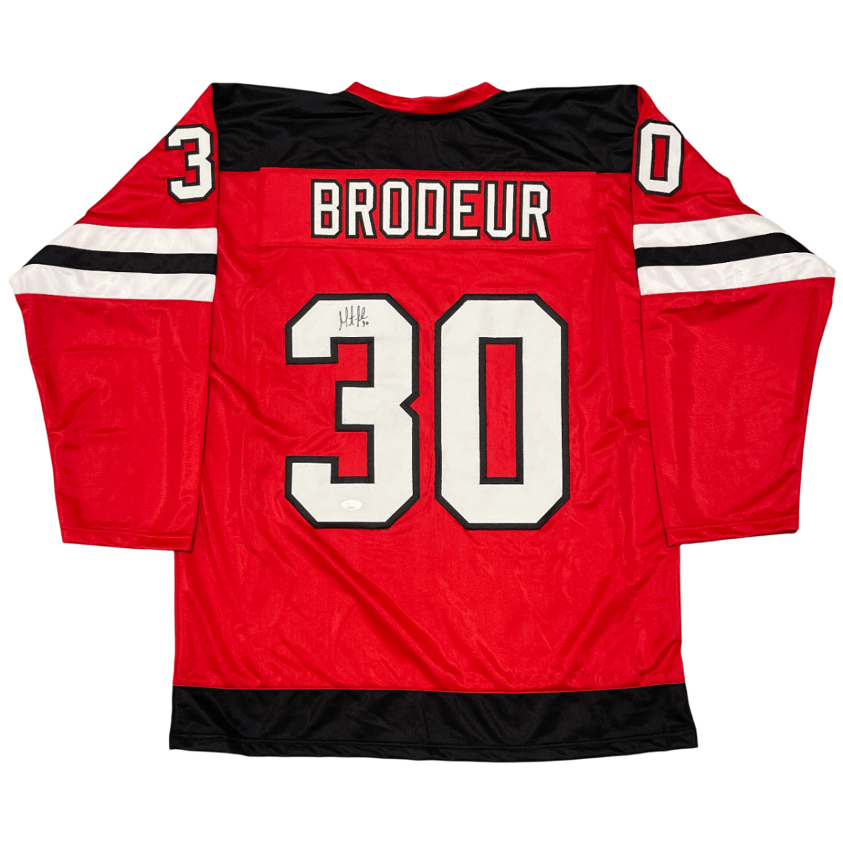 Martin Brodeur Signed Autographed New Jersey Devils Custom Jersey JSA COA