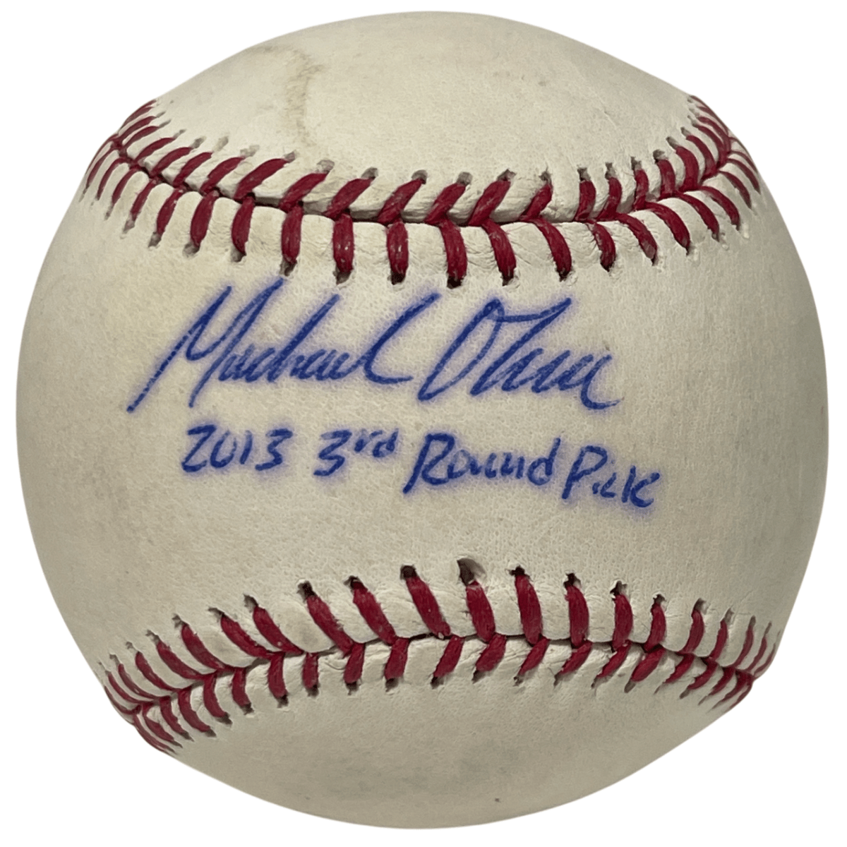 Michael O'Neill Signed ROMLB Baseball w/ 2013 3rd Round Pick Yankees LSCM COA