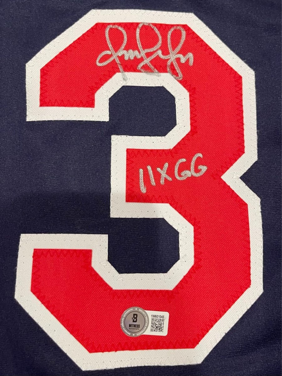 Omar Vizquel Signed Cleveland Custom Jersey w/ 11x GG Beckett Witness BAS COA