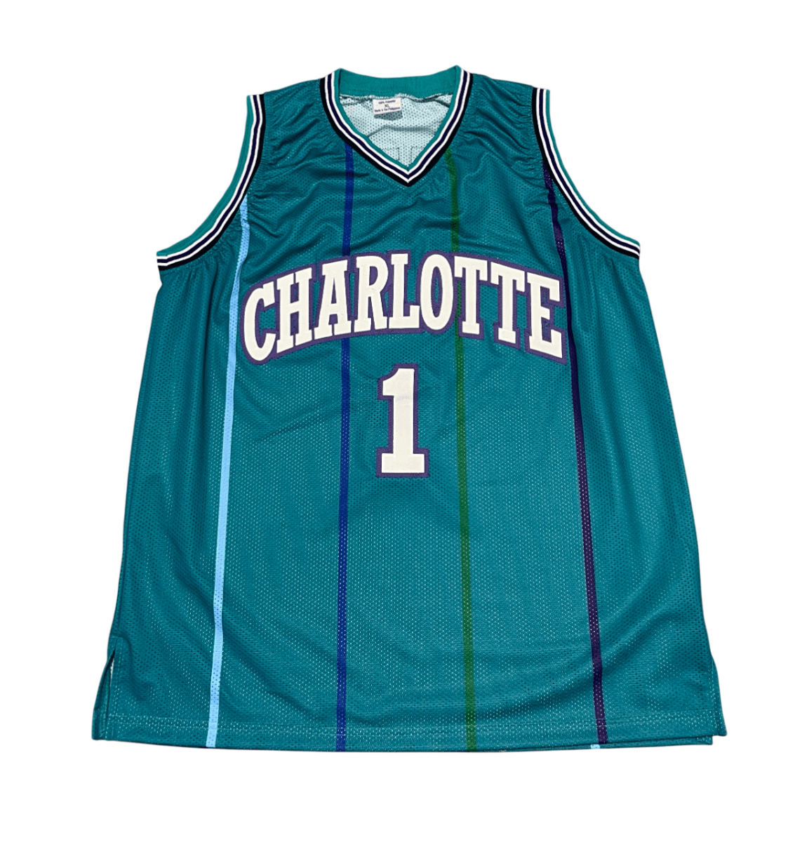 Muggsy Bogues Signed Hornets Custom Teal Jersey Beckett Witness BAS COA