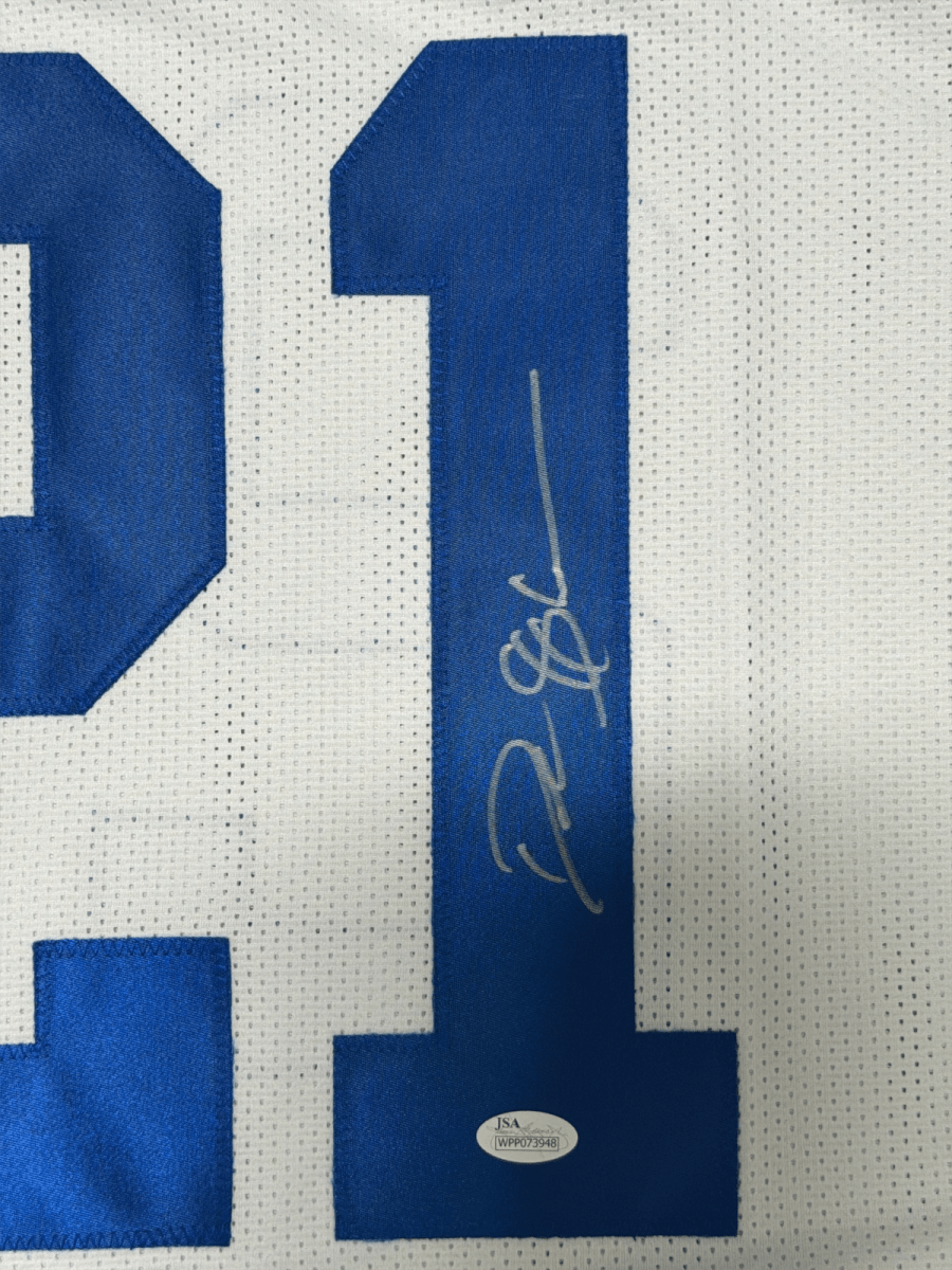 Deion Sanders Signed Autographed Dallas Cowboys Custom Jersey JSA COA