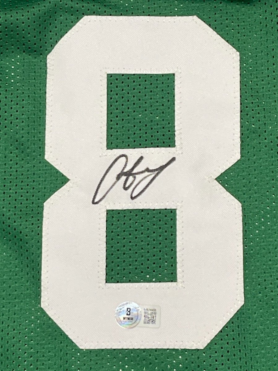 Antoine Walker Signed Boston Celtics Custom Jersey Beckett Witness BAS COA