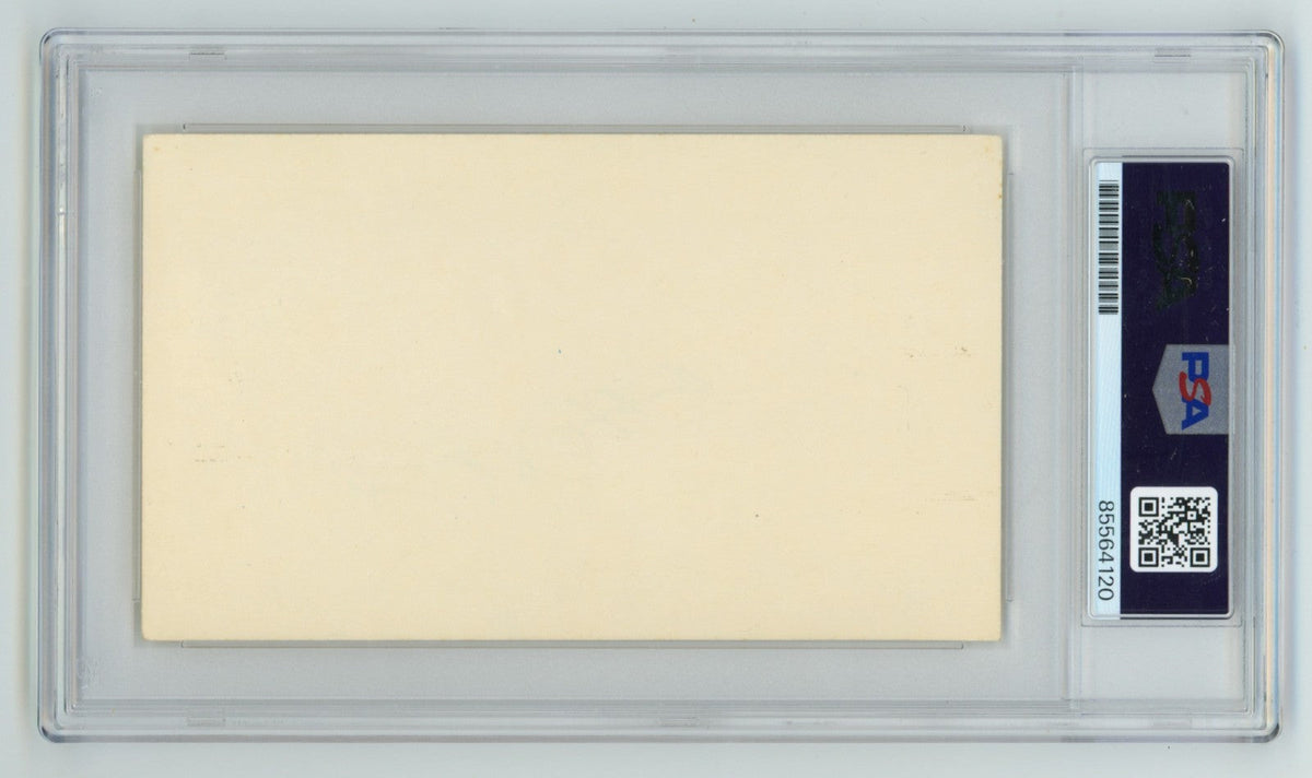 Red Ruffing Signed Autographed 3x5 Index Card Cut PSA DNA Auto NY Yankees A