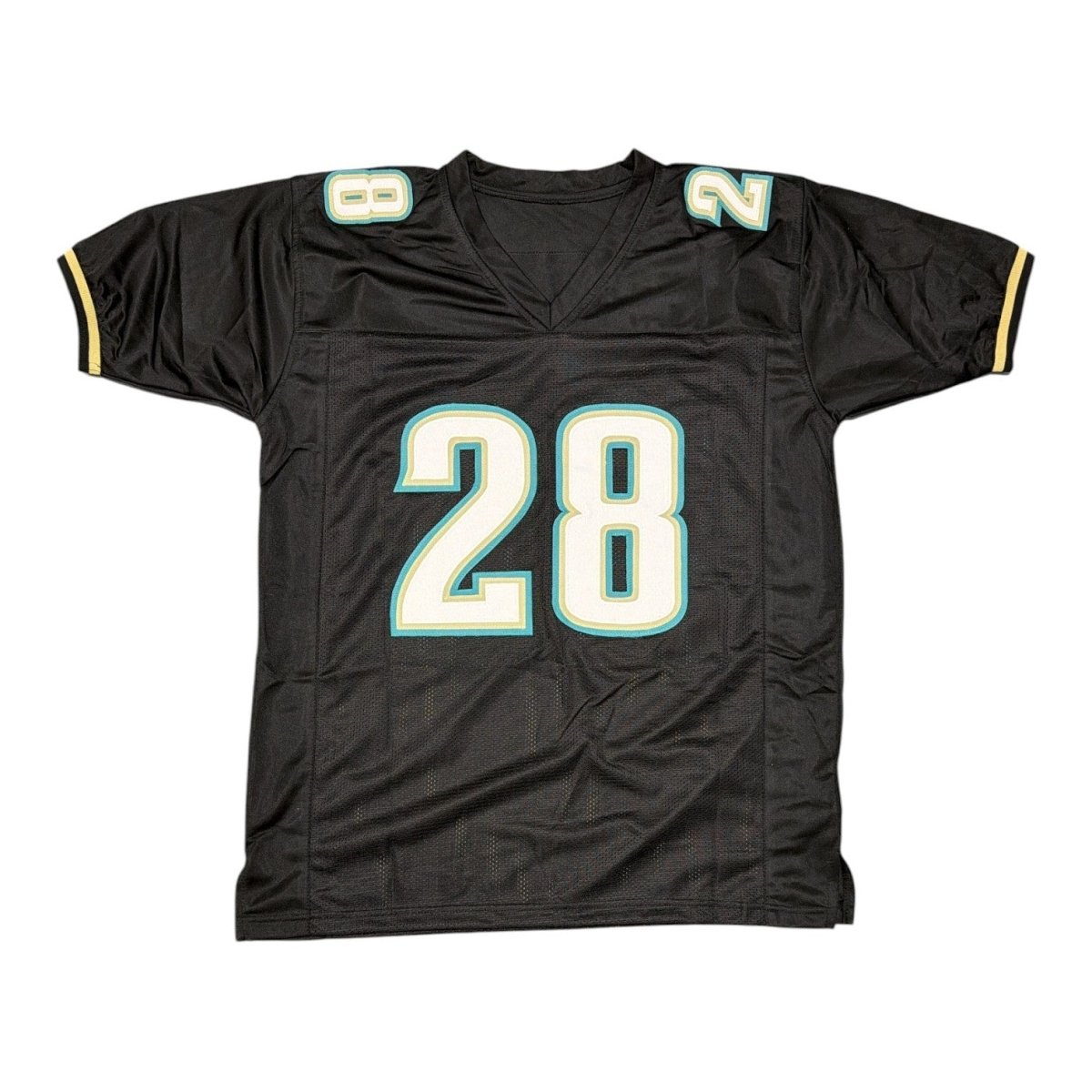 Fred Taylor Signed Jacksonville Jaguars Custom Jersey Beckett Witness BAS COA