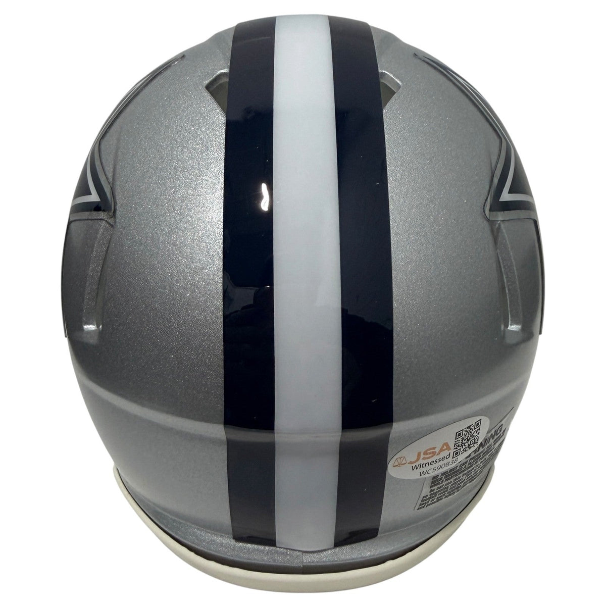 Drew Pearson Signed Dallas Cowboys Speed Mini Helmet w/ HOF 21 JSA Witness COA