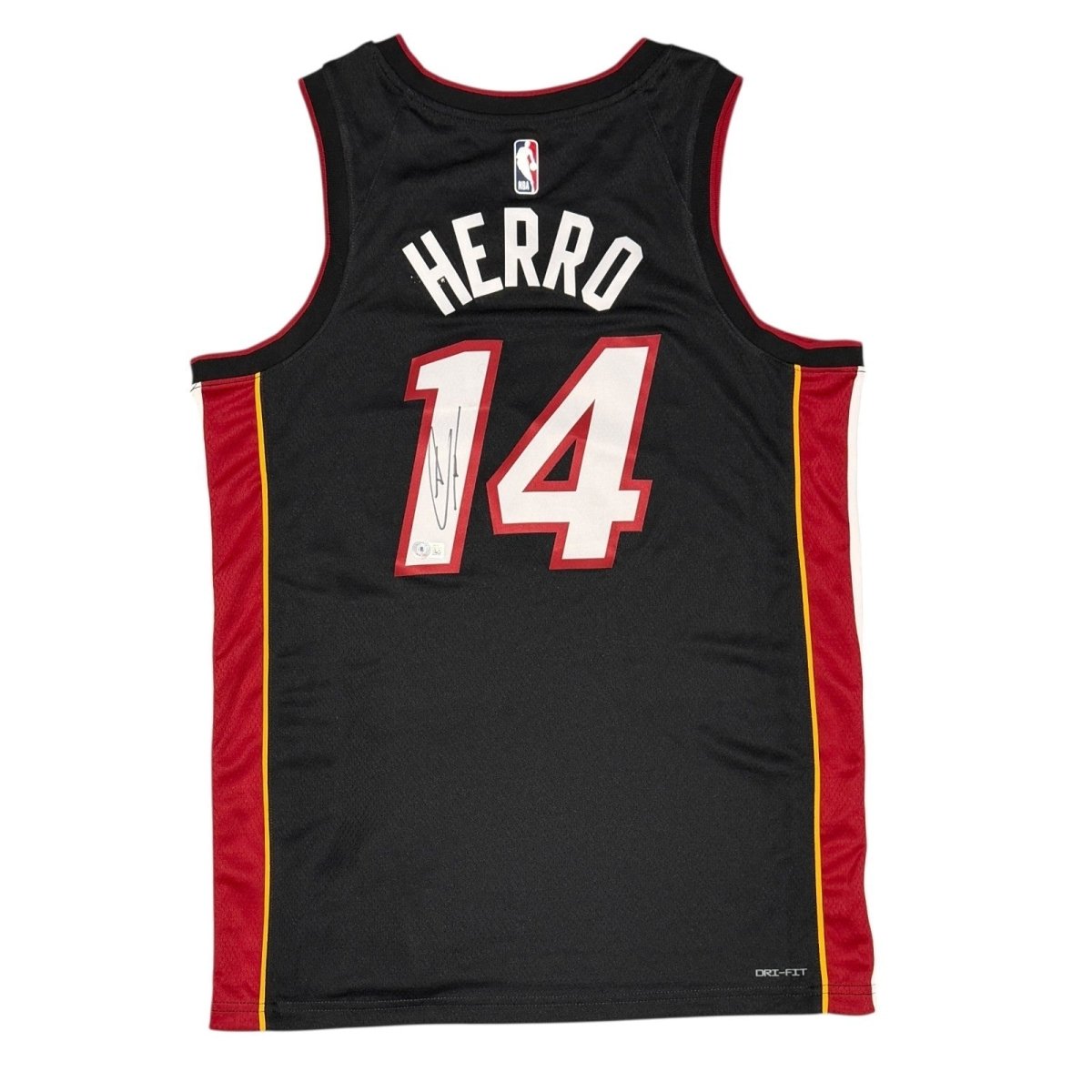 Tyler Hero Signed Autographed Miami Heat Nike Jersey Beckett Witness BAS COA