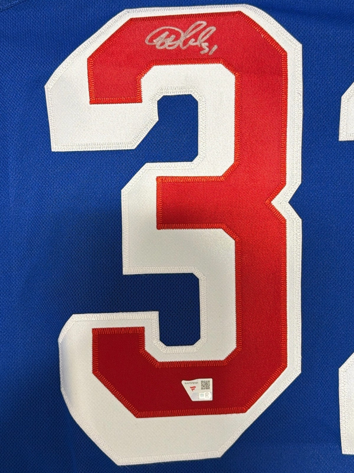 Igor Shesterkin Signed New York Rangers Blue Adidas Jersey FANATICS COA