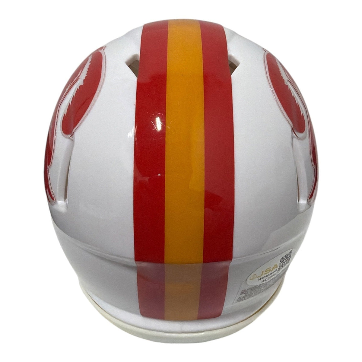 Bucky Irving Signed  Tampa Bay Buccaneers TB Mini Helmet JSA Witness COA