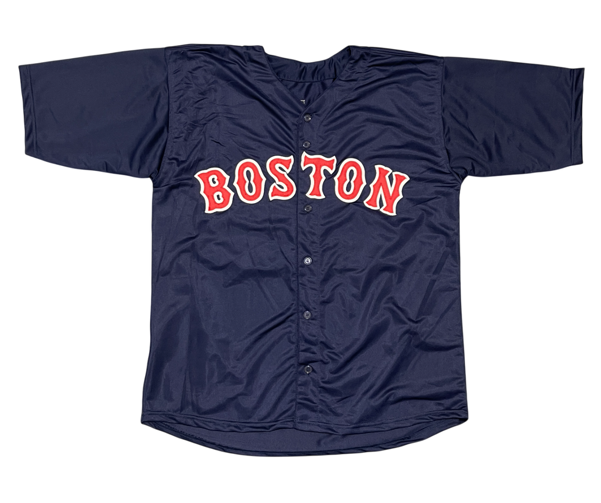 Steve Pearce Signed Red Sox Custom Jersey w/ 2018 WS MVP Beckett Witness BAS COA