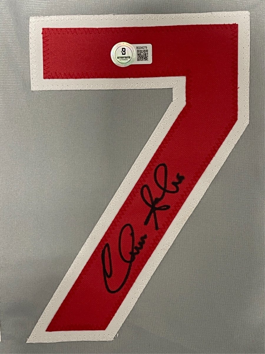 Chris Sabo Signed Autographed Cincinnati Reds Custom Jersey Beckett BAS COA