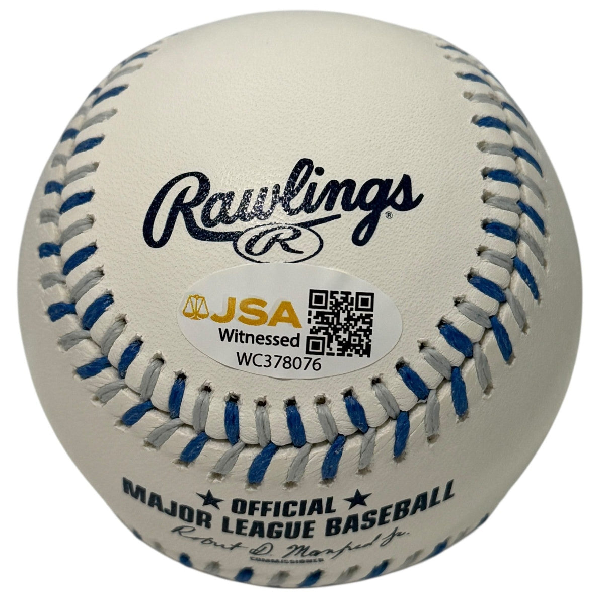 Bret Saberhagen Signed KC Royals Logo Baseball w/ 85 WS MVP + 2x AL CY JSA W COA