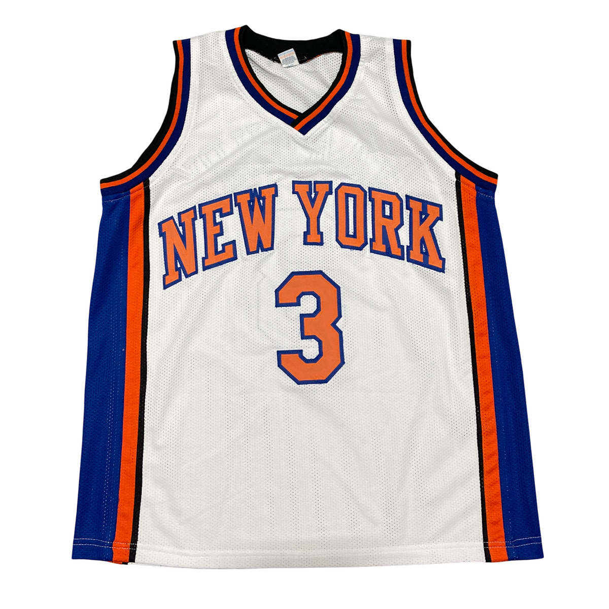 Stephon Marbury Signed New York Knicks Custom Jersey Beckett Witness BAS COA