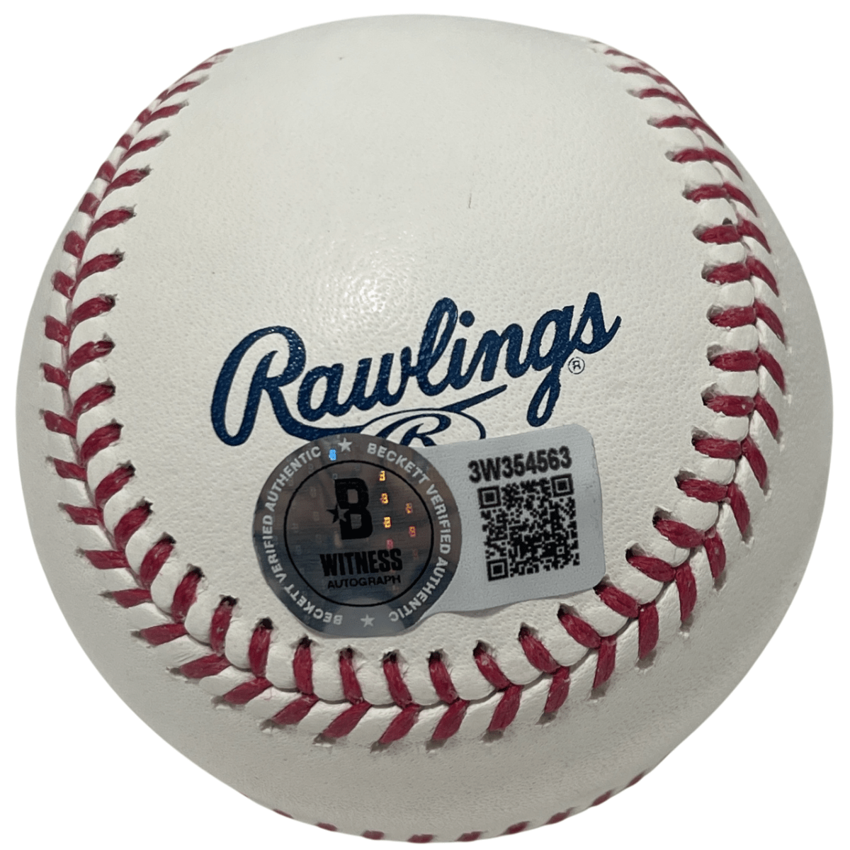 Jack Morris Signed Autographed HOF Logo ROMLB Baseball w #47 Beckett Wit BAS COA