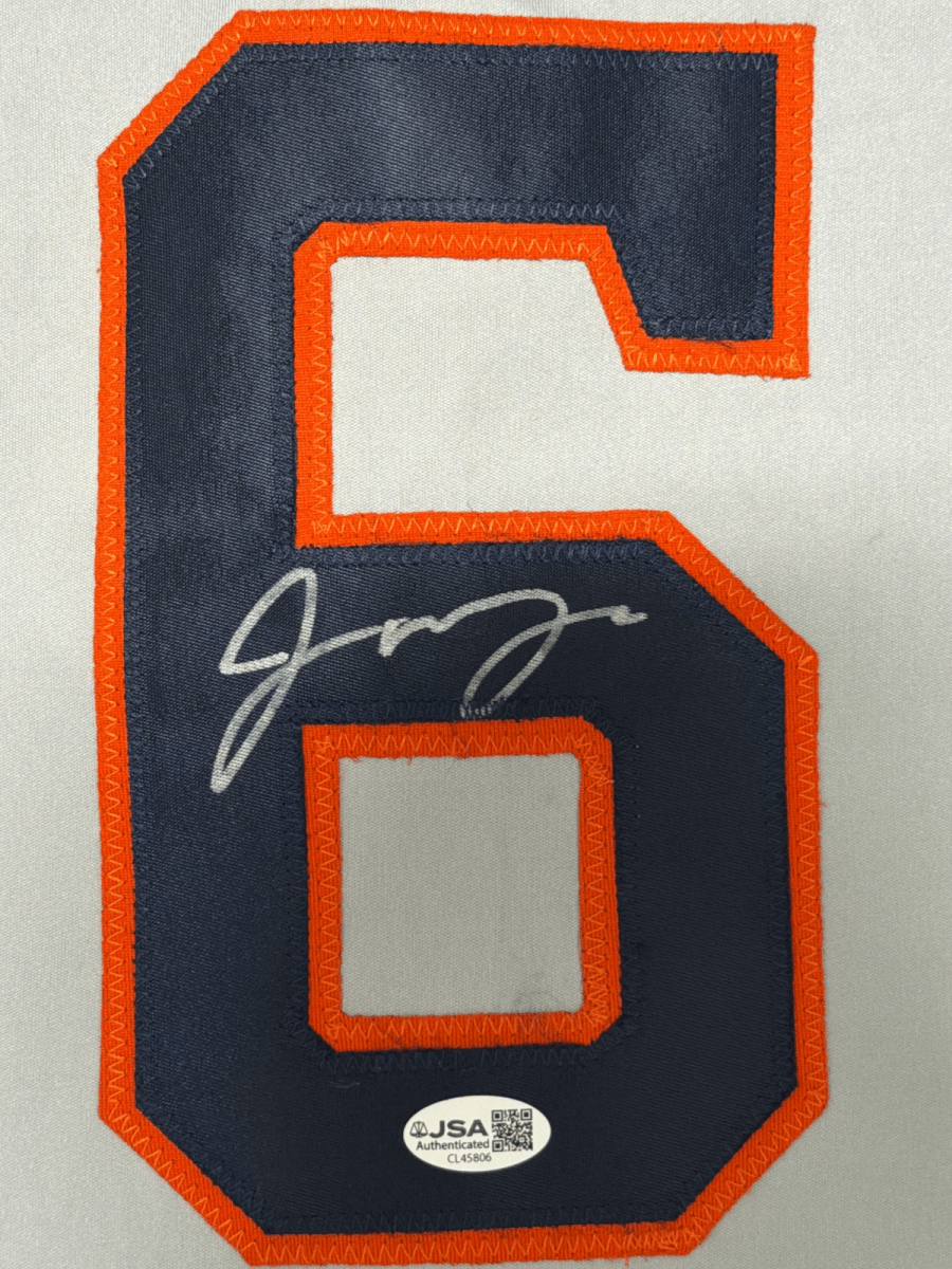 Jake Meyers Signed Autographed Houston Astros Custom Jersey JSA COA
