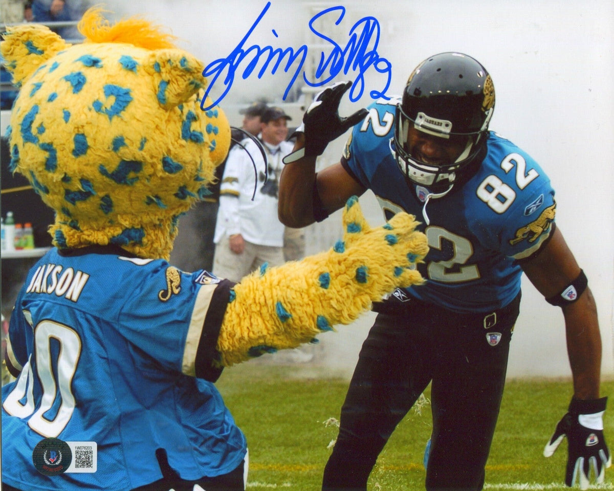 Jimmy Smith Signed Jacksonville Jaguars 8x10 Photo Beckett Witness BAS COA #2