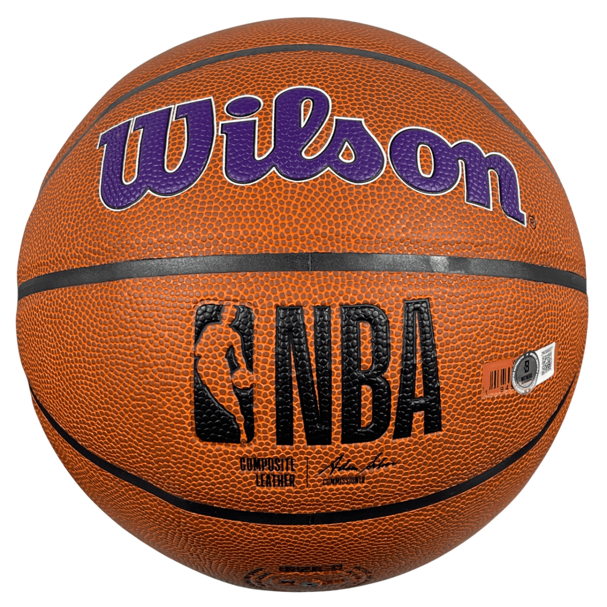 James Worthy Signed Auto LA Lakers Wilson NBA Basketball Beckett Witness BAS COA