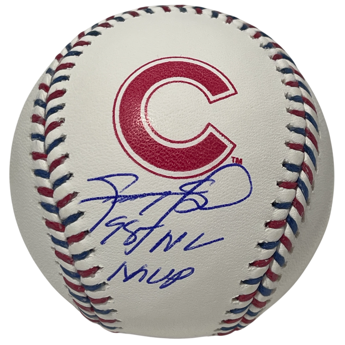 Sammy Sosa Signed Cubs Logo ROMLB Baseball w/ 98 NL MVP Beckett Witness BAS COA