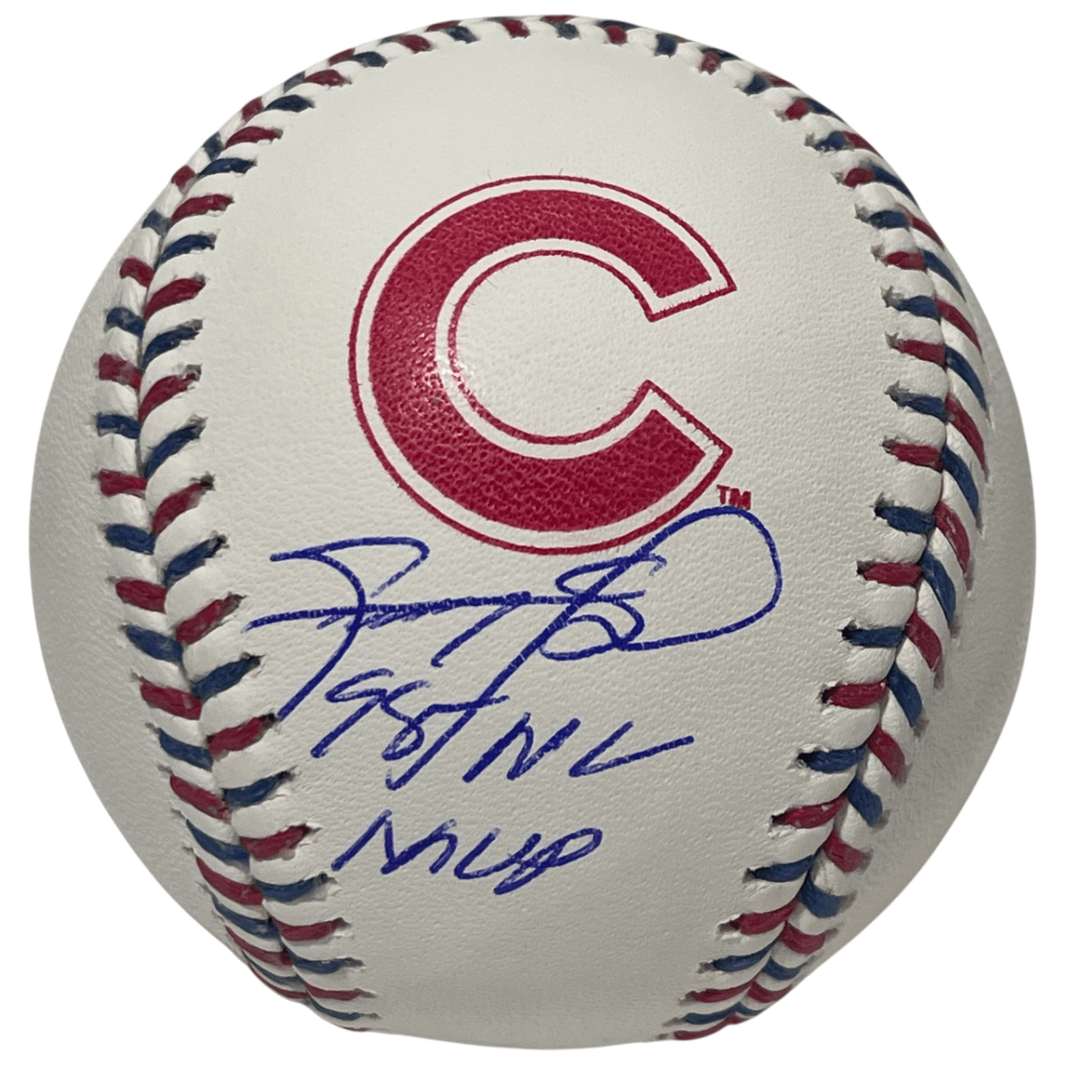 Sammy Sosa Signed Cubs Logo ROMLB Baseball w/ 98 NL MVP Beckett Witness BAS COA