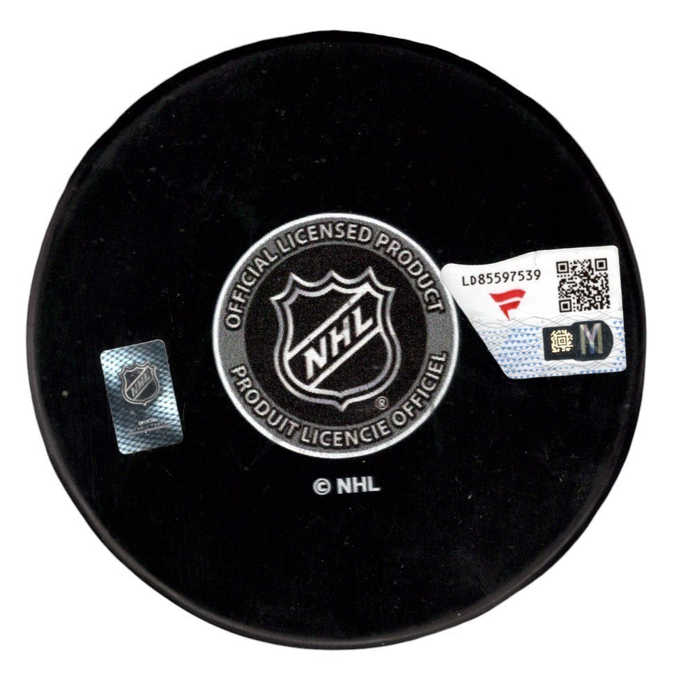 Sergei Bobrovsky Signed Autographed Florida Panthers Logo Puck Fanatics COA