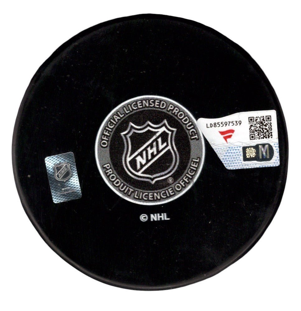 Sergei Bobrovsky Signed Autographed Florida Panthers Logo Puck Fanatics COA